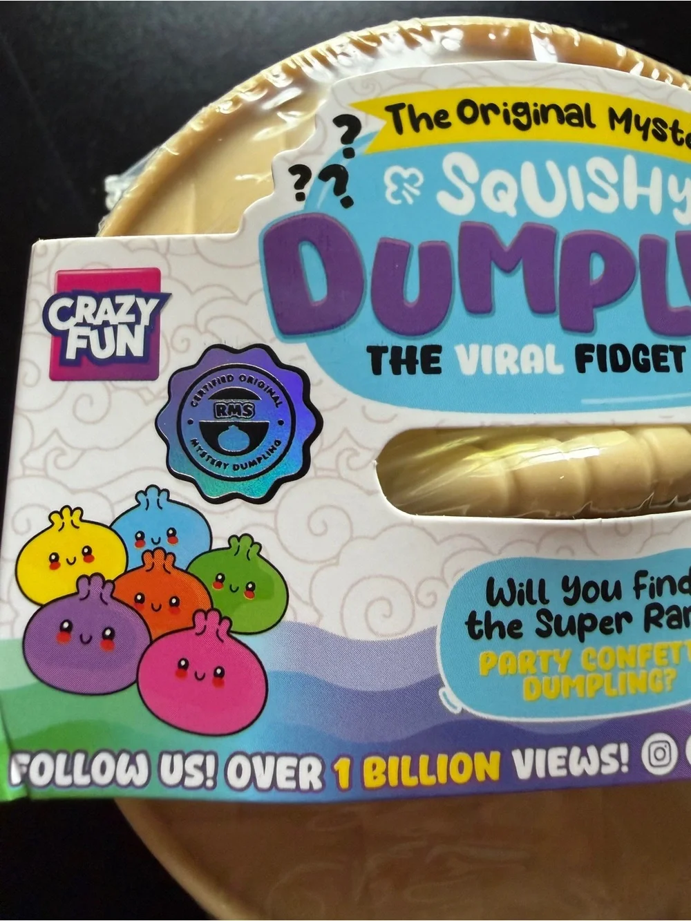 New Viral Mystery Dumpling Confetti Edition Crazy Fun RMS Squishy Sealed Target
